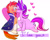 Size: 1280x1036 | Tagged: safe, artist:1racat, imported from derpibooru, starlight glimmer, sunburst, pony, unicorn, blushing, cute, eyes closed, female, glasses, glimmerbetes, heart, holiday, hoof fluff, i love you, kiss on the lips, kissing, male, mare, raised hoof, shipping, simple background, stallion, starburst, straight, sunbetes, unshorn fetlocks, valentine's day, white background