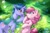 Size: 1800x1200 | Tagged: safe, artist:colorfulcolor233, artist:oofycolorful, imported from derpibooru, oc, oc only, oc:bender watt, oc:holivi, alicorn, earth pony, pony, :t, alicorn oc, blushing, chest fluff, clothes, cute, ear fluff, eye contact, female, floppy ears, flower, grass, holiwatt, hoof over mouth, leg fluff, lidded eyes, looking at each other, male, mare, oc x oc, ocbetes, on side, scarf, shipping, side, signature, smiling, stallion, straight