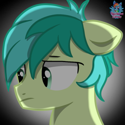 Size: 725x725 | Tagged: safe, artist:rainbow eevee, imported from derpibooru, sandbar, earth pony, pony, the hearth's warming club, floppy ears, hearth's warming club, investigation, male, solo