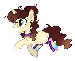 Size: 1280x1057 | Tagged: safe, artist:jxst-roch, imported from derpibooru, oc, oc only, oc:bright moon, pony, unicorn, clothes, ear piercing, earring, eyelashes, female, heart, jewelry, mare, open mouth, piercing, rainbow shoes, shoes, simple background, smiling, solo, transparent background, walking, watermark