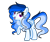 Size: 1952x1640 | Tagged: safe, artist:rainbows-skies, artist:thesmall-artist, imported from derpibooru, oc, oc only, oc:lightning color, pegasus, pony, blue coat, eyelashes, female, folded wings, mare, multicolored hair, multicolored mane, multicolored tail, open mouth, purple eyes, raised hoof, simple background, smiling, solo, transparent background, wings