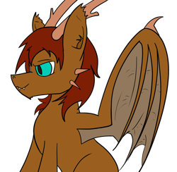 Size: 1280x1251 | Tagged: safe, artist:ashtoncantstop, imported from derpibooru, oc, oc only, oc:arveia, dracony, hybrid, fangs, horns, simple background, spikes, transparent background