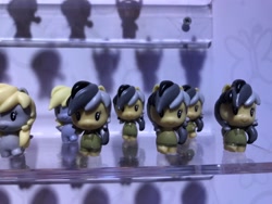 Size: 1024x768 | Tagged: safe, imported from derpibooru, daring do, derpy hooves, pony, cutie mark crew, female, irl, merchandise, photo, toy, toy fair, toy fair 2019