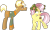 Size: 1703x1024 | Tagged: safe, artist:cloudy glow, artist:cloudyglow, artist:digimonlover101, artist:shootingstarsentry, edit, imported from derpibooru, trenderhoof, vignette valencia, earth pony, pony, unicorn, equestria girls, equestria girls series, rollercoaster of friendship, simple ways, absurd resolution, beauty mark, clothes, equestria girls ponified, female, flirting, glasses, holly, lidded eyes, lipstick, male, ponified, raised hoof, shipping, simple background, smiling, stallion, straight, transparent background, trenette, vector