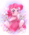 Size: 1000x1200 | Tagged: safe, artist:roya, imported from derpibooru, pinkie pie, earth pony, pony, blushing, candy, cute, diapinkes, digital art, female, food, looking at you, mare, solo