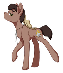 Size: 1280x1472 | Tagged: safe, artist:marly-kaxon, imported from derpibooru, oc, oc only, oc:blackjack blaze, earth pony, pony, appleloosa, cowboy hat, hat, male, sheriff, solo, stallion