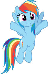 Size: 3646x5606 | Tagged: safe, artist:pink1ejack, imported from derpibooru, rainbow dash, pegasus, pony, the end in friend, absurd resolution, cute, dashabetes, female, flying, hooves in air, simple background, smiling, solo, transparent background, vector