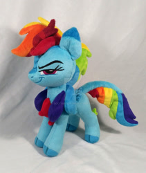 Size: 1280x1517 | Tagged: safe, artist:doctorkoda, imported from derpibooru, rainbow dash, kirin, deviantart watermark, irl, kirin rainbow dash, kirin-ified, obtrusive watermark, photo, plushie, solo, species swap, watermark