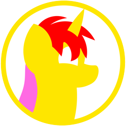 Size: 1024x1024 | Tagged: safe, artist:terminalhash, imported from derpibooru, oc, oc only, oc:rouzfirecarrot, pony, basilisk(browser), icon, solo, vector