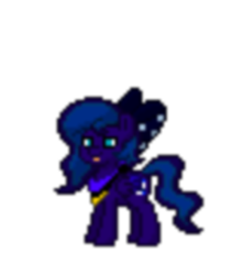 Size: 240x270 | Tagged: safe, imported from derpibooru, princess luna, pegasus, pony, pony town, abdication, alternate timeline, female, older, pegasus luna, pixel art, solo