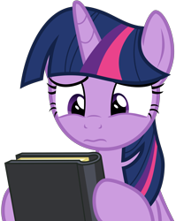 Size: 4665x5847 | Tagged: safe, artist:pink1ejack, imported from derpibooru, twilight sparkle, alicorn, pony, starlight the hypnotist, spoiler:interseason shorts, absurd resolution, book, female, simple background, solo, transparent background, twilight sparkle (alicorn), unsure, vector