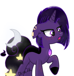 Size: 886x916 | Tagged: safe, artist:dl-ai2k, imported from derpibooru, oc, oc only, oc:midnight dreamer, pony, unicorn, augmented tail, female, mare, simple background, solo, transparent background