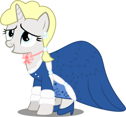 Size: 7427x6926 | Tagged: safe, artist:atomicmillennial, imported from derpibooru, oc, oc only, oc:helga kathrin von marebrucht-trotzschloss, pony, unicorn, absurd resolution, clothes, dress, female, high heels, mare, shoes, solo