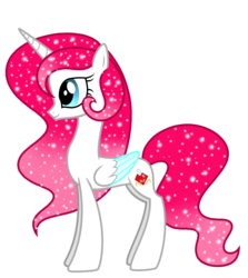 Size: 7449x8345 | Tagged: safe, artist:dashblitzfan4ever, imported from derpibooru, oc, oc only, oc:crystal love, alicorn, pony, absurd resolution, alicorn oc, female, mare, simple background, solo, transparent background, two toned wings