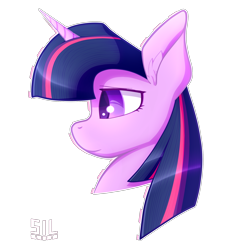 Size: 2000x2000 | Tagged: safe, artist:silshadnic, imported from derpibooru, twilight sparkle, pony, bust, cute, ear fluff, female, portrait, simple background, solo, transparent background