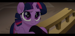 Size: 1920x936 | Tagged: safe, imported from derpibooru, screencap, twilight sparkle, alicorn, pony, my little pony: the movie, confident, determined, female, holding hooves, looking at you, mare, smiling, twilight sparkle (alicorn)