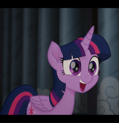 Size: 903x938 | Tagged: safe, imported from derpibooru, screencap, twilight sparkle, alicorn, pony, my little pony: the movie, cropped, cute, female, open mouth, smiling, solo, twiabetes, twilight sparkle (alicorn)