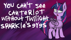 Size: 2048x1152 | Tagged: safe, imported from derpibooru, twilight sparkle, alicorn, pony, edgy as fuck, female, guidelines, no pupils, slipknot, solo, text, twilight sparkle (alicorn)