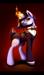 Size: 1911x3208 | Tagged: safe, artist:cindersnsfw, imported from derpibooru, oc, oc only, oc:aurryhollows, pony, collar, cute, male, solo, stallion