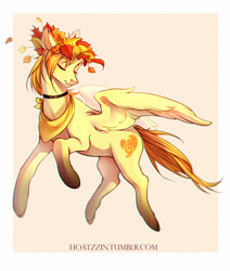 Size: 1642x1935 | Tagged: safe, artist:hoatzzin, imported from derpibooru, oc, oc:aurryhollows, pony, collar, cute, male, stallion, wings