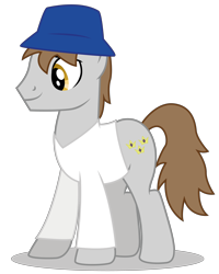 Size: 4000x5000 | Tagged: safe, artist:dragonchaser123, imported from derpibooru, oc, oc only, oc:daniel mancini, earth pony, pony, clothes, hat, male, simple background, stallion, sweater, transparent background, vector