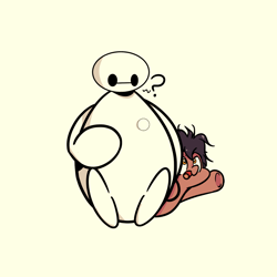 Size: 1280x1280 | Tagged: safe, artist:turtlefarminguy, imported from derpibooru, pony, baymax, big hero 6, disney, hiro hamada, ponified