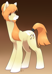 Size: 1913x2725 | Tagged: safe, artist:polymercorgi, imported from derpibooru, oc, oc only, earth pony, pony, facial hair, goatee, male, solo, stallion