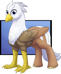 Size: 1330x1612 | Tagged: safe, artist:mythpony, imported from derpibooru, oc, oc only, oc:silver quill, classical hippogriff, hippogriff, hippogriff oc, male, solo