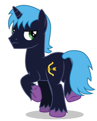 Size: 4000x5000 | Tagged: safe, artist:dragonchaser123, imported from derpibooru, oc, oc only, oc:akira jerry, pony, unicorn, male, raised hoof, simple background, stallion, transparent background, unshorn fetlocks, vector