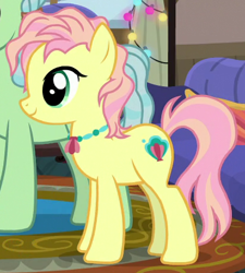 Size: 410x455 | Tagged: safe, imported from derpibooru, screencap, beachcomber (g4), high tide (g4), pony, the hearth's warming club, cropped, solo focus