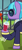 Size: 265x605 | Tagged: safe, imported from derpibooru, screencap, hush slush, pony, the parent map, background pony, clothes, discovery family logo, male, smoothie, solo, stallion, suit, sunglasses, unnamed pony