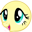 Size: 32x32 | Tagged: safe, imported from derpibooru, fluttershy, pony, emoticon, female, happy, mlpforums, open mouth, picture for breezies, solo