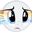 Size: 32x32 | Tagged: safe, imported from derpibooru, rarity, pony, rarity takes manehattan, emoticon, female, mlpforums, picture for breezies, rainbow eyes, solo