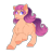 Size: 1500x1600 | Tagged: safe, artist:plixine, imported from derpibooru, oc, oc only, oc:scarlett sweet, earth pony, pony, female, mare, simple background, solo, tongue out, transparent background