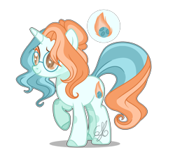 Size: 2648x2384 | Tagged: safe, artist:6-fingers-lover, imported from derpibooru, oc, oc only, oc:fire ball, pony, unicorn, female, glasses, magical lesbian spawn, mare, offspring, parent:rainbow dash, parent:sunset shimmer, parents:sunsetdash, simple background, solo, transparent background