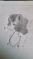 Size: 3264x1836 | Tagged: safe, artist:awesomedude14, derpibooru exclusive, imported from derpibooru, rarity, pony, bust, female, lined paper, looking at you, sketch, solo, traditional art