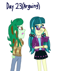 Size: 1500x1865 | Tagged: safe, artist:ktd1993, imported from derpibooru, juniper montage, wallflower blush, equestria girls, female, juniblush, lesbian, shipping