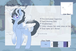 Size: 3000x2000 | Tagged: safe, artist:liefsong, imported from derpibooru, oc, oc only, oc:winter breeze, pegasus, pony, commission, reference sheet