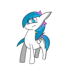 Size: 1200x1200 | Tagged: safe, artist:pegasusspectra, derpibooru exclusive, imported from derpibooru, oc, oc:pegasus spectra, pony, doodle, multicolored mane, multicolored tail