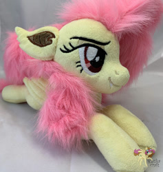 Size: 900x948 | Tagged: safe, artist:ketika, imported from derpibooru, fluttershy, bat pony, pony, bat ponified, flutterbat, irl, photo, plushie, race swap, solo