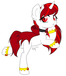 Size: 775x889 | Tagged: safe, artist:mintoria, imported from derpibooru, oc, oc only, oc:lamia, pony, unicorn, cloak, clothes, fangs, female, mare, simple background, solo, transparent background