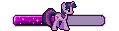 Size: 119x31 | Tagged: safe, artist:l3moon-studios, imported from derpibooru, twilight sparkle, pony, unicorn, animated, female, gif, mare, progress, progress bar, simple background, solo, transparent background, unicorn twilight, walking