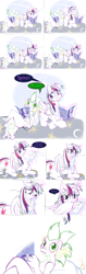 Size: 2442x7711 | Tagged: safe, artist:frist44, imported from derpibooru, rarity, spike, twilight sparkle, alicorn, dragon, pony, ..., blushing, comic, dialogue, female, golden oaks library, jealous, male, mare, romantic, sad, self-conscious, shipping, straight, twilight sparkle (alicorn), twispike