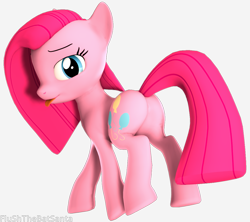 Size: 2044x1814 | Tagged: safe, artist:flushthebatsanta, imported from derpibooru, pinkie pie, earth pony, pony, 3d, balloonbutt, butt, female, looking at you, mare, pinkamena diane pie, plot, silly, source filmmaker, tongue out