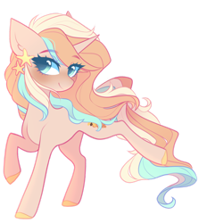 Size: 1280x1432 | Tagged: safe, artist:kirionek, imported from derpibooru, oc, oc only, pony, unicorn, blue eyes, brown mane, commission, female, long mane, looking at you, mare, pale coat, shotes, simple background, smiling, solo, transparent background