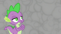 Size: 1280x720 | Tagged: safe, imported from derpibooru, screencap, spike, dragon, season 6, the crystalling, male, solo, tail