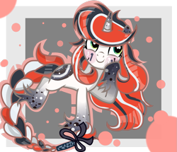 Size: 987x850 | Tagged: safe, artist:dl-ai2k, imported from derpibooru, oc, oc only, pony, unicorn, braid, female, mare, solo