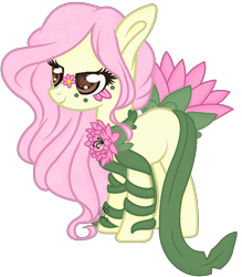 Size: 982x1120 | Tagged: safe, artist:angelamusic13, imported from derpibooru, oc, oc only, oc:lotus, original species, pony, female, flower pony, mare, simple background, solo, transparent background