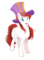 Size: 1084x1484 | Tagged: safe, artist:graypaint, imported from derpibooru, oc, oc only, earth pony, pony, hat, solo, top hat