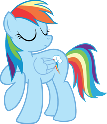 Size: 869x1005 | Tagged: safe, artist:crimsonlynx97, imported from derpibooru, rainbow dash, pegasus, pony, eyes closed, female, hmph, mare, one hoof raised, raised hoof, simple background, solo, transparent background, vector